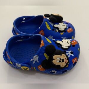 CROCS Kids Blue Mickey Mouse Clogs